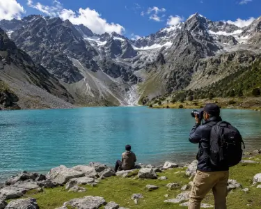 Photography expedition at golden hour — a Haven Peaks luxury experience